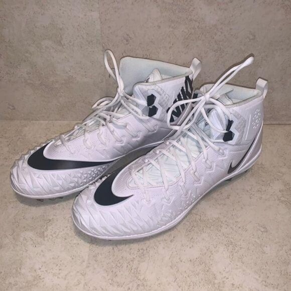 Nike Force White Salvage Pro TD Sample Football Sport Athletic Cleats size 16 main image 4
